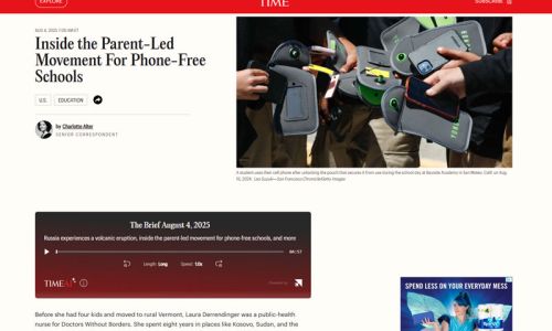 Inside the Parent-Led Movement For Phone-Free Schools